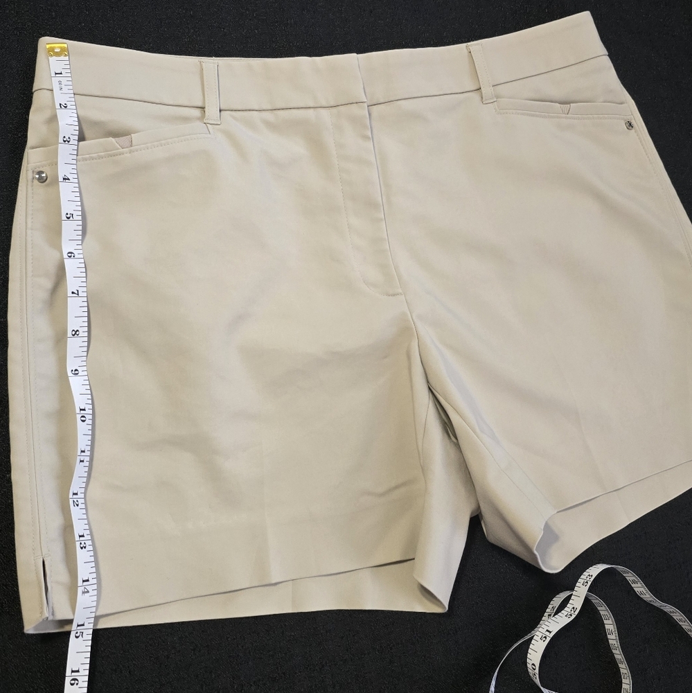 White House Black Market Beige Bermuda Shorts - Picture 9 of 14